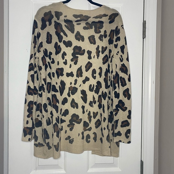 Medium leopard cheetah cardigan light - Picture 2 of 7